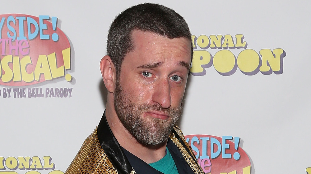 Dustin Diamond on a red carpet 