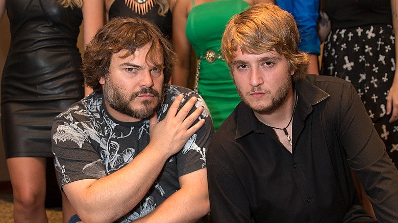 Kevin Clark and Jack Black 