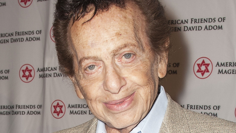 Jackie Mason at an event 