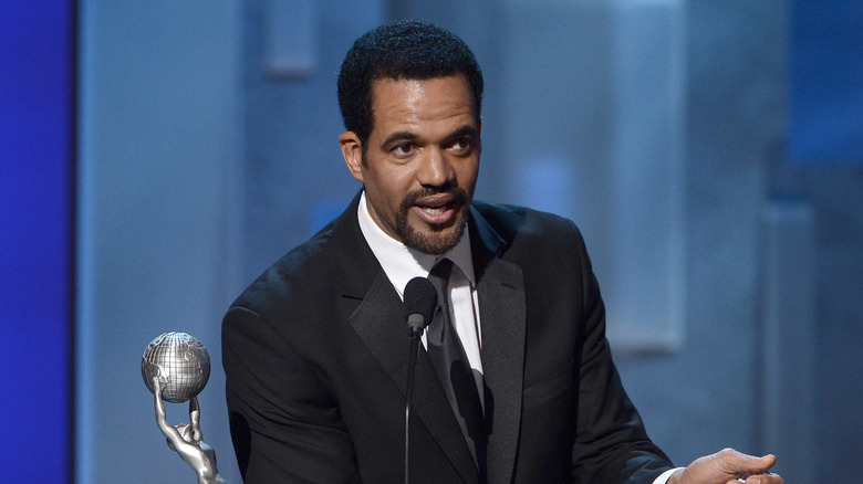 Kristoff St. John speaking at event