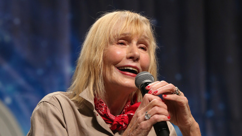 Sally Kellerman speaking on mic