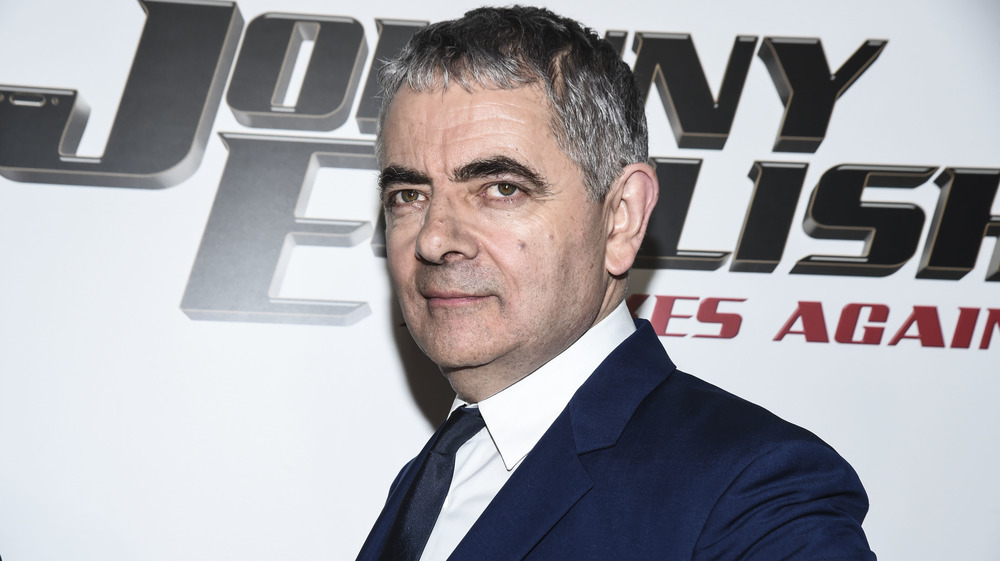 Rowan Atkinson at a premiere