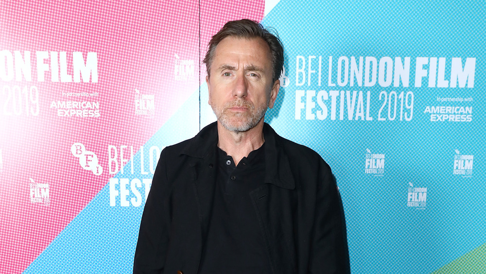 Tim Roth looking serious