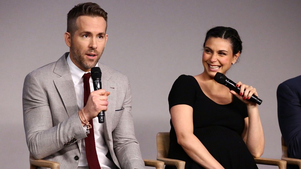 co-stars Morena Baccarin and Ryan Reynolds