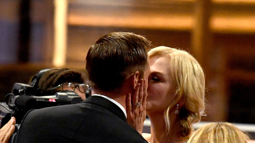 Nicole Kidman and Alexander Skarsgard kissing