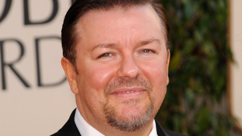 Ricky Gervais smiling