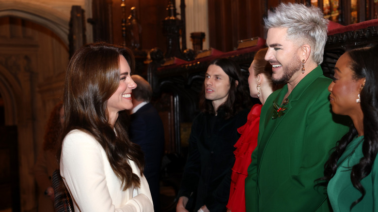 Adam Lambert with Kate Middleton