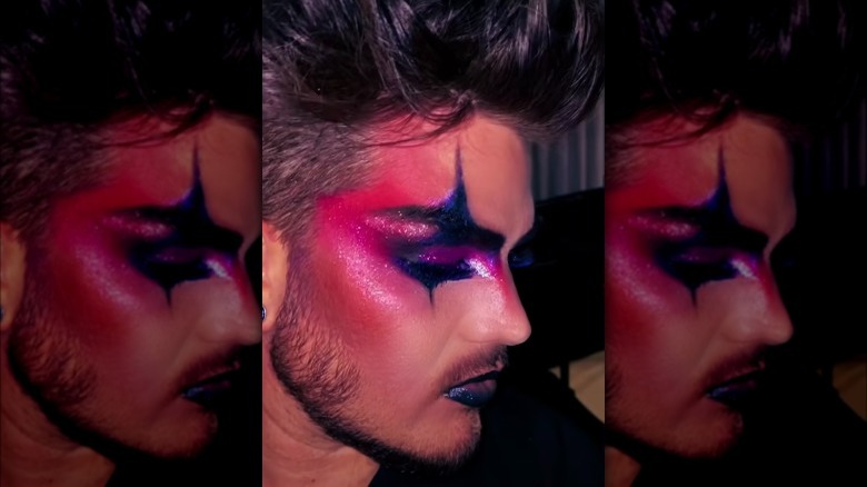 Adam Lambert makeup look