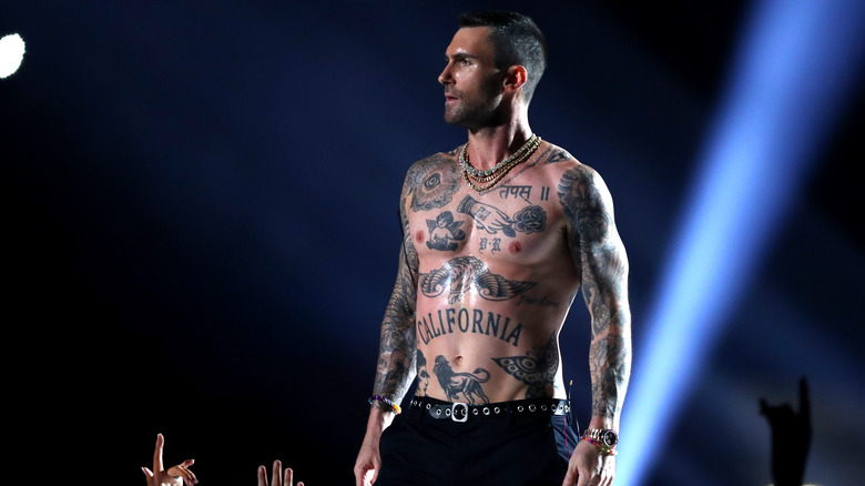 Adam Levine's tattoo