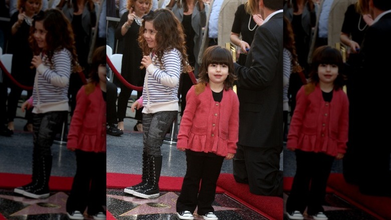 Sadie and Sunny Sandler as kids