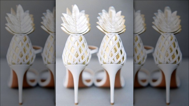 pineapple wedding shoes