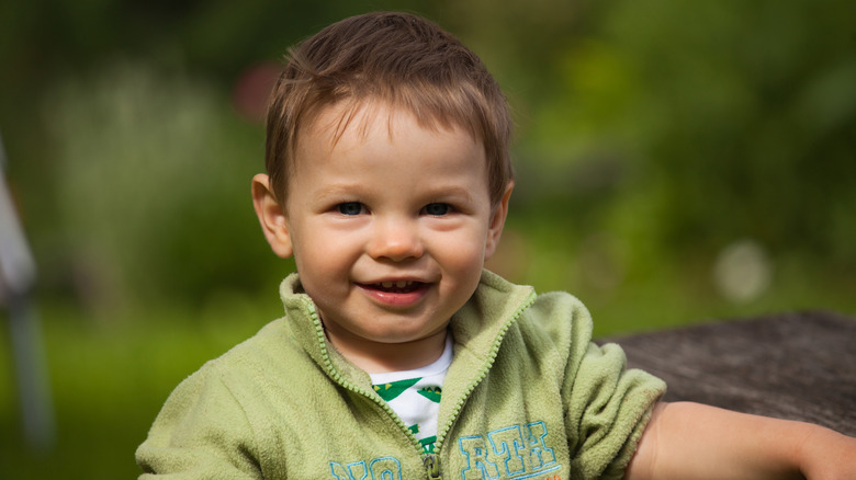 boy posing