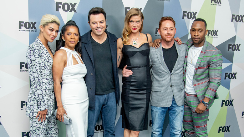 The Orville cast posing for press