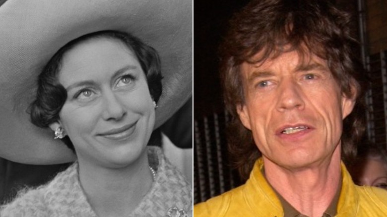 Princess Margaret and Mick Jagger 