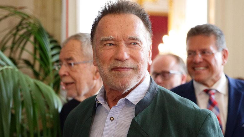 Arnold Schwarzenegger at an event