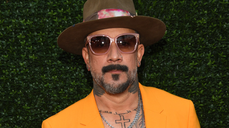 AJ McLean posing