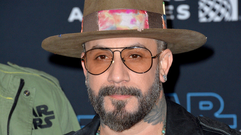 AJ McLean posing