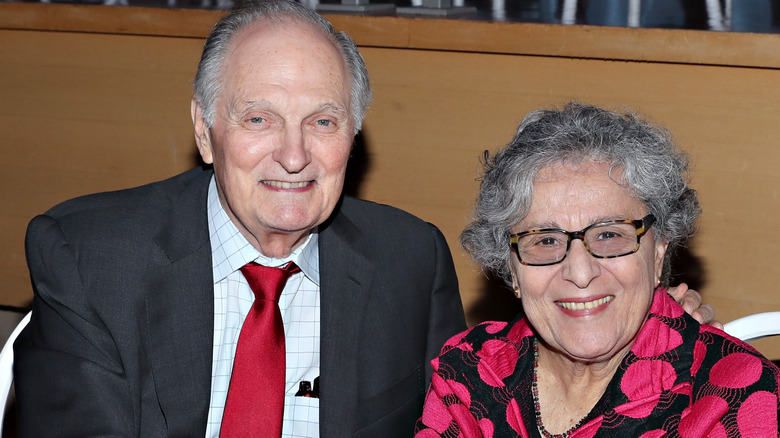 Alan and Arlene Alda at an event