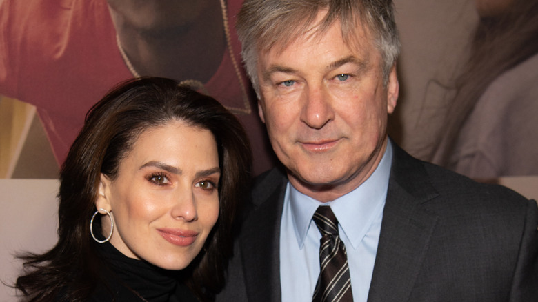 Hilaria and Alec Baldwin posing