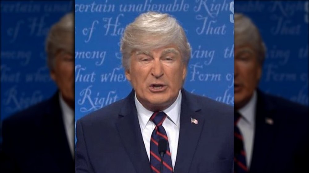 Alec Baldwin as President Trump on SNL