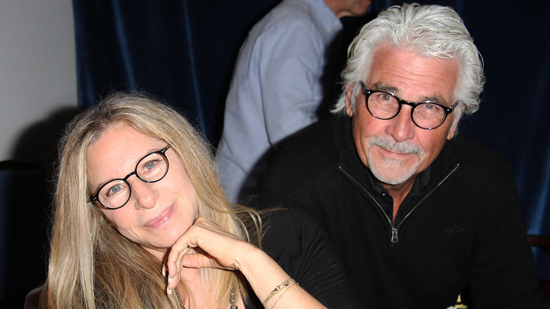 Barbra Streisand and James Brolin smiling