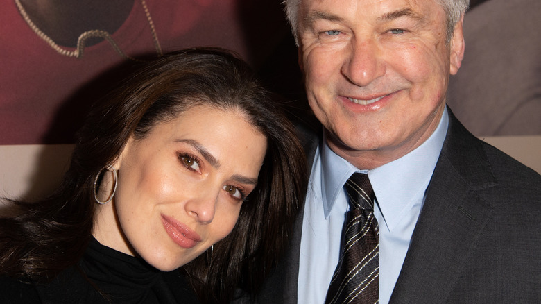 Alec and Hilaria Baldwin smile together