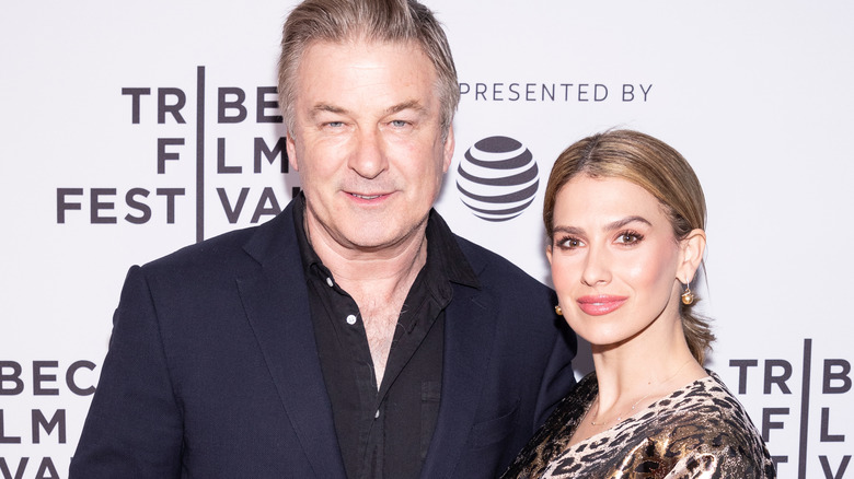 Hilaria and Alec Baldwin smiling 