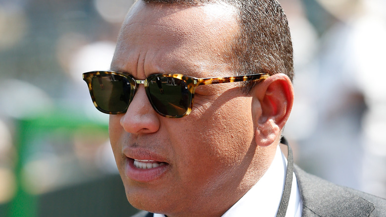 Alex Rodriguez in sunglasses