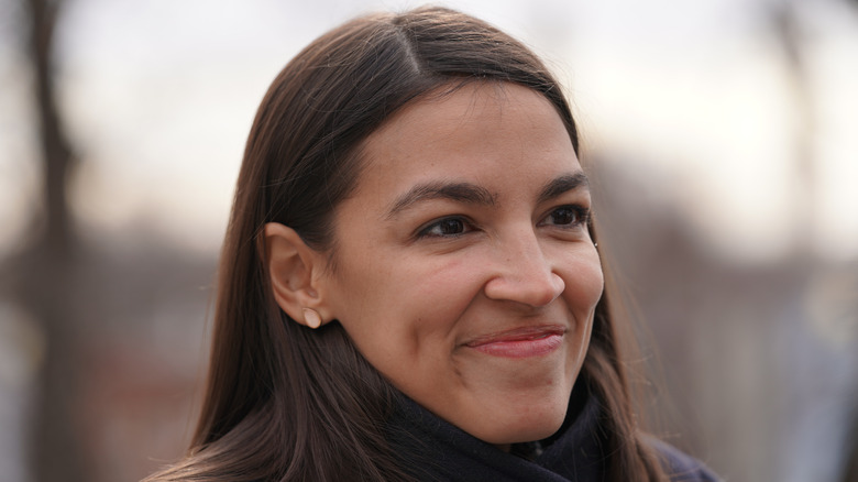 Alexandria Ocasio-Cortez smiling