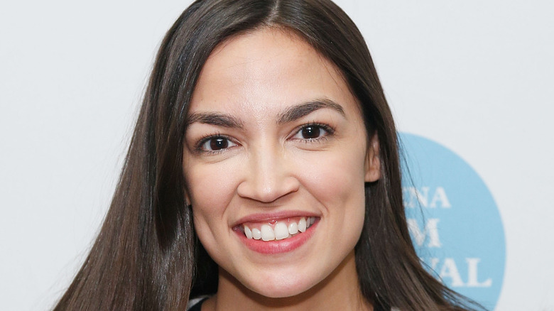 Alexandria Ocasio-Cortez smiling