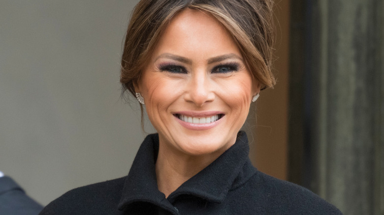 Melania Trump smiling