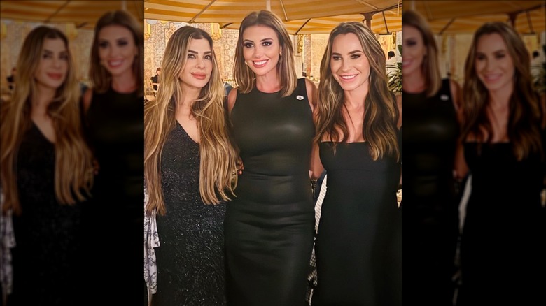 Siggy Flicker, Alina Habba, and Ashley Erikson pose for an Instagram photo