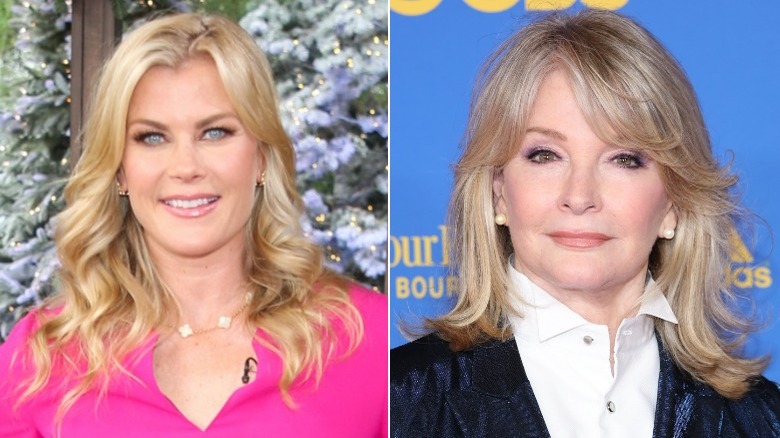 Days of Our Lives acttresses Alison Sweeney and Deidre Hall. 