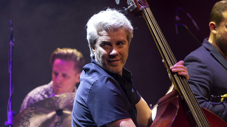 Kyle Eastwood playing upright bass