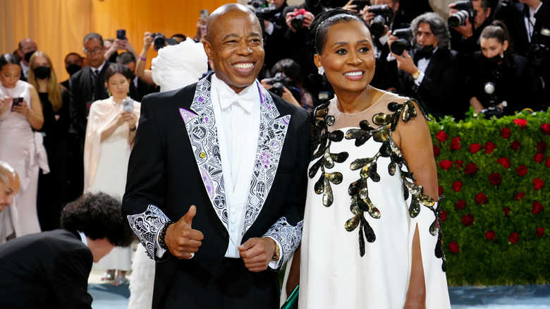 Eric Adams and Tracey Collins at the Met Gala