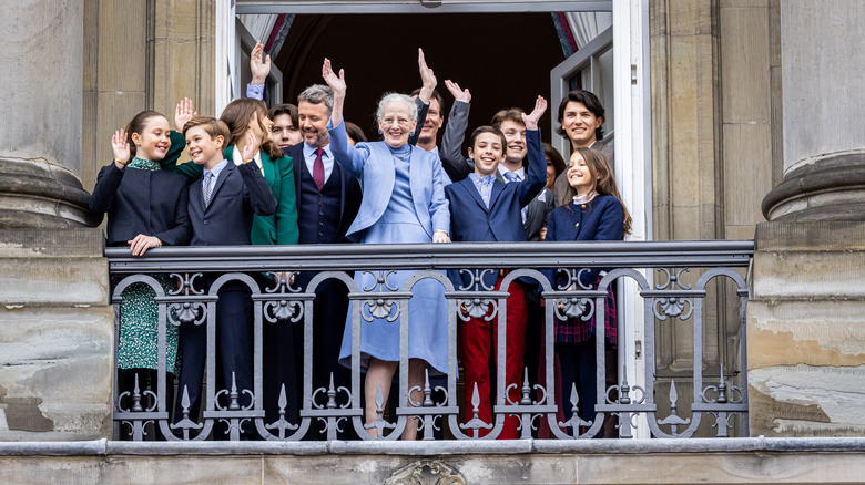 Danish royal family balcony