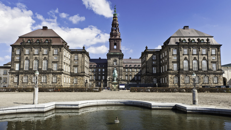 Christiansborg Palace sunny day