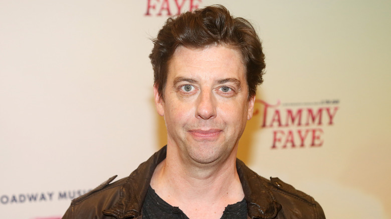 Christian Borle posing red carpet