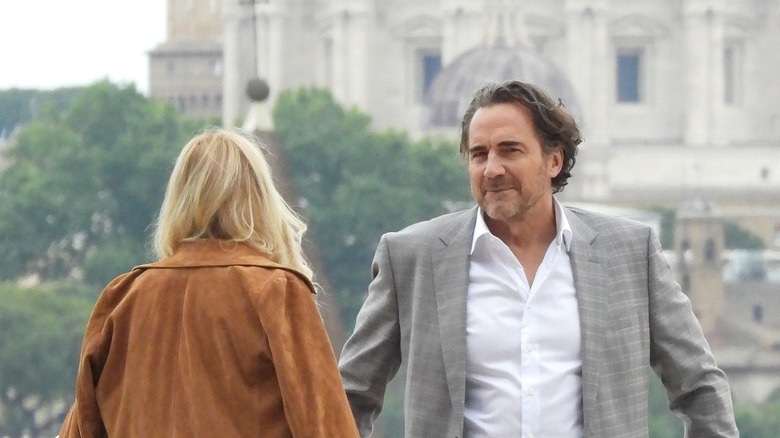 Thorsten Kaye and Katherine Kelly Lang in Rome