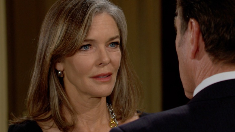 Diane and Jack conversing on Y&R