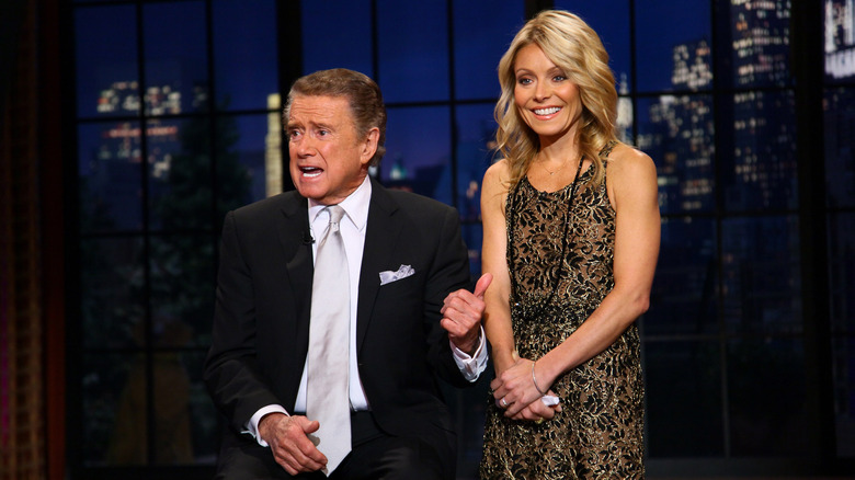 Regis Philbin and Kelly Ripa on their final show together