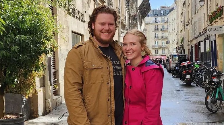 Mitch Thompson and Aspyn Brown in Europe