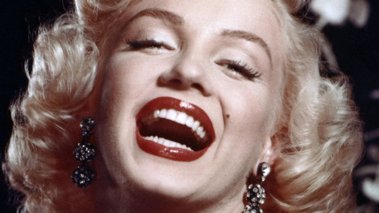 Marilyn Monroe laughing