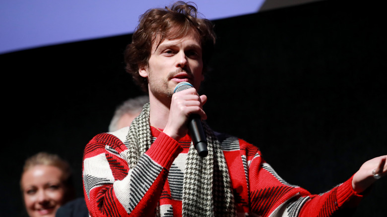 Matthew Gray Gubler speaking