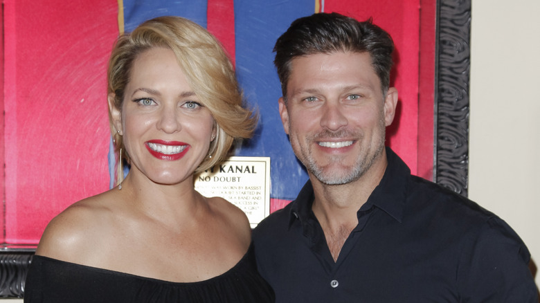 Arianne Zucker and Greg Vaughan at an event. 