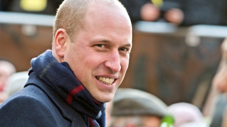 Prince William smiling