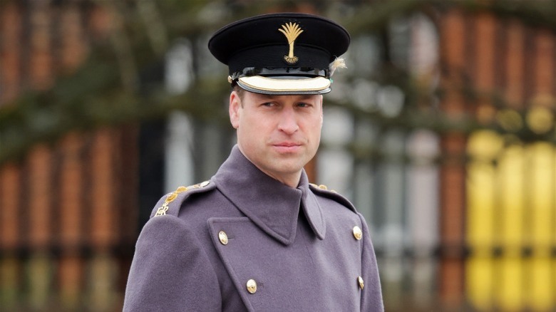 Prince William in Welsh guard uniform