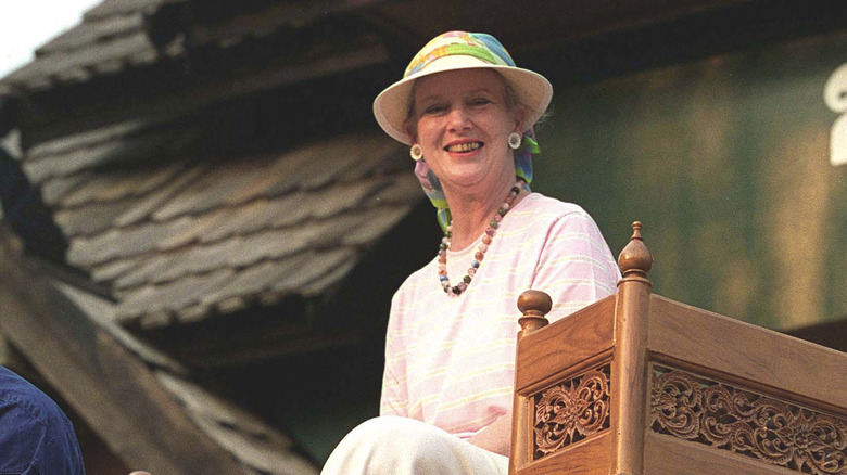 Queen Margrethe smiling 