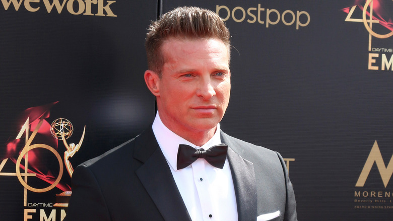 Steve Burton on the red carpet