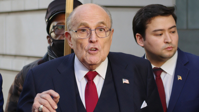 Rudy Giuliani talking.